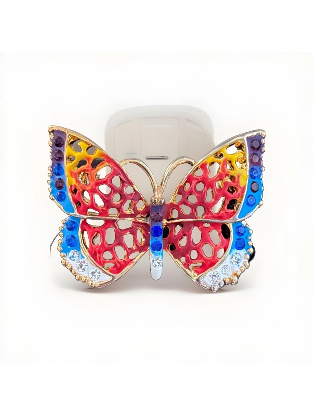 Enamel Butterfly Brooch